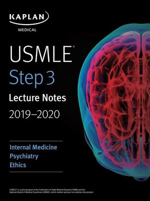 cover image of USMLE Step 3 Lecture Notes 2019-2020